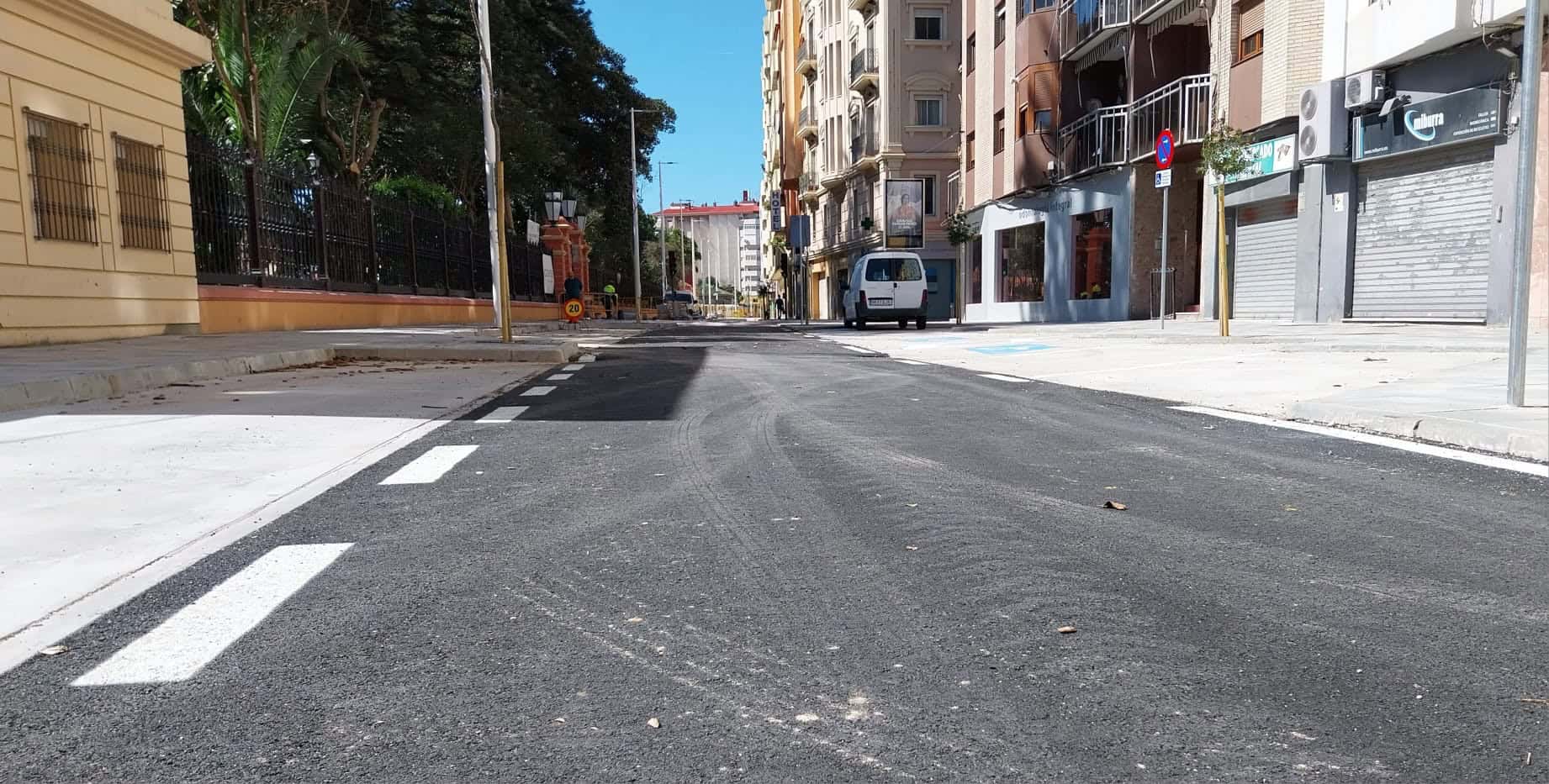 La Avenida de España lista para la cabalgata